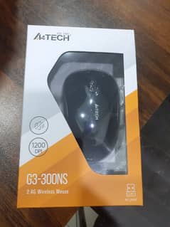 A4Tech G3-300NS Wireless Mouse - Silent Clicks - 2.4G Wireless - 1200