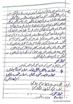 Urdu and English assignment writing