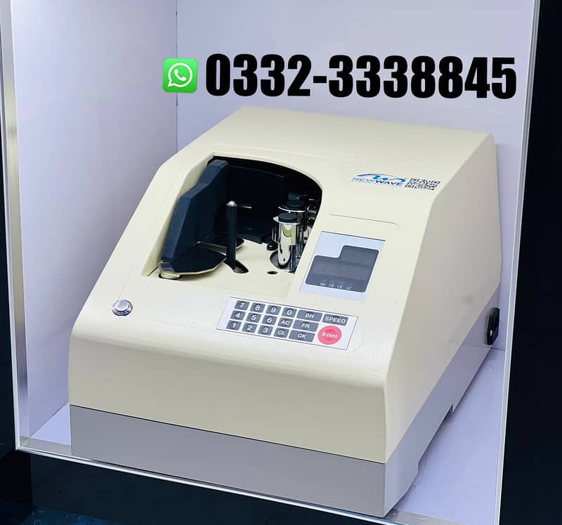 newwave multi currency cash note sorting billing till counting machine 9