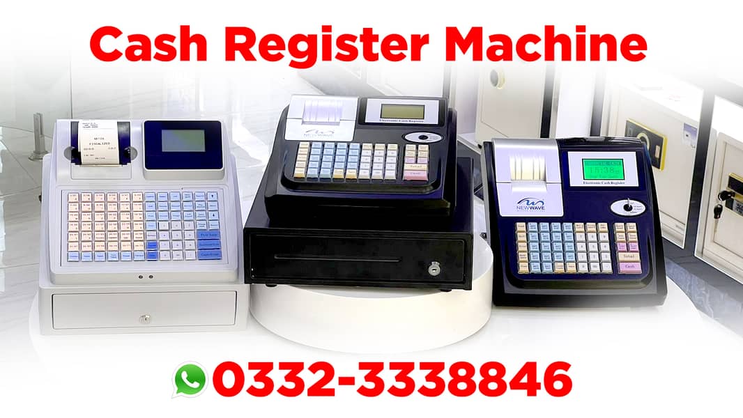 100% fake note detection cash register counting till machine locker 2