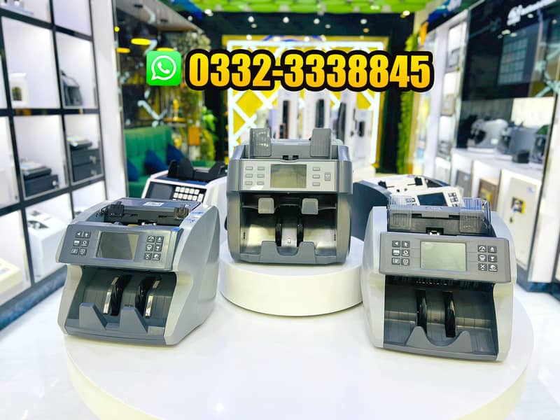 100% fake note detection cash register counting till machine locker 11