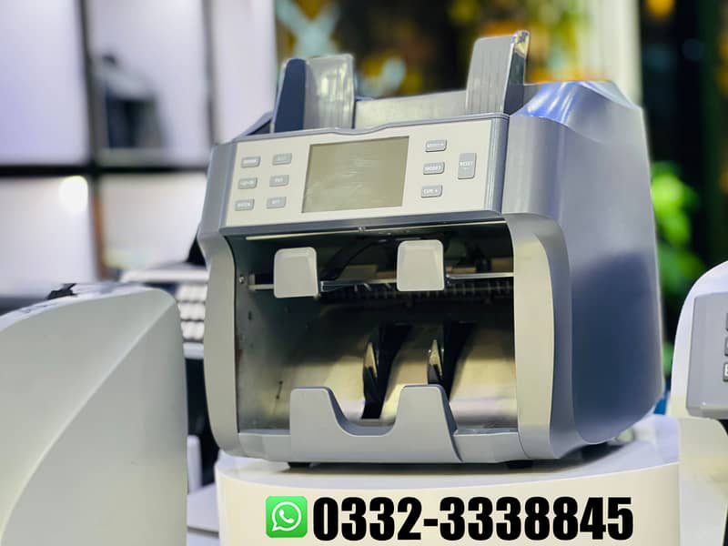 100% fake note detection cash register counting till machine locker 16