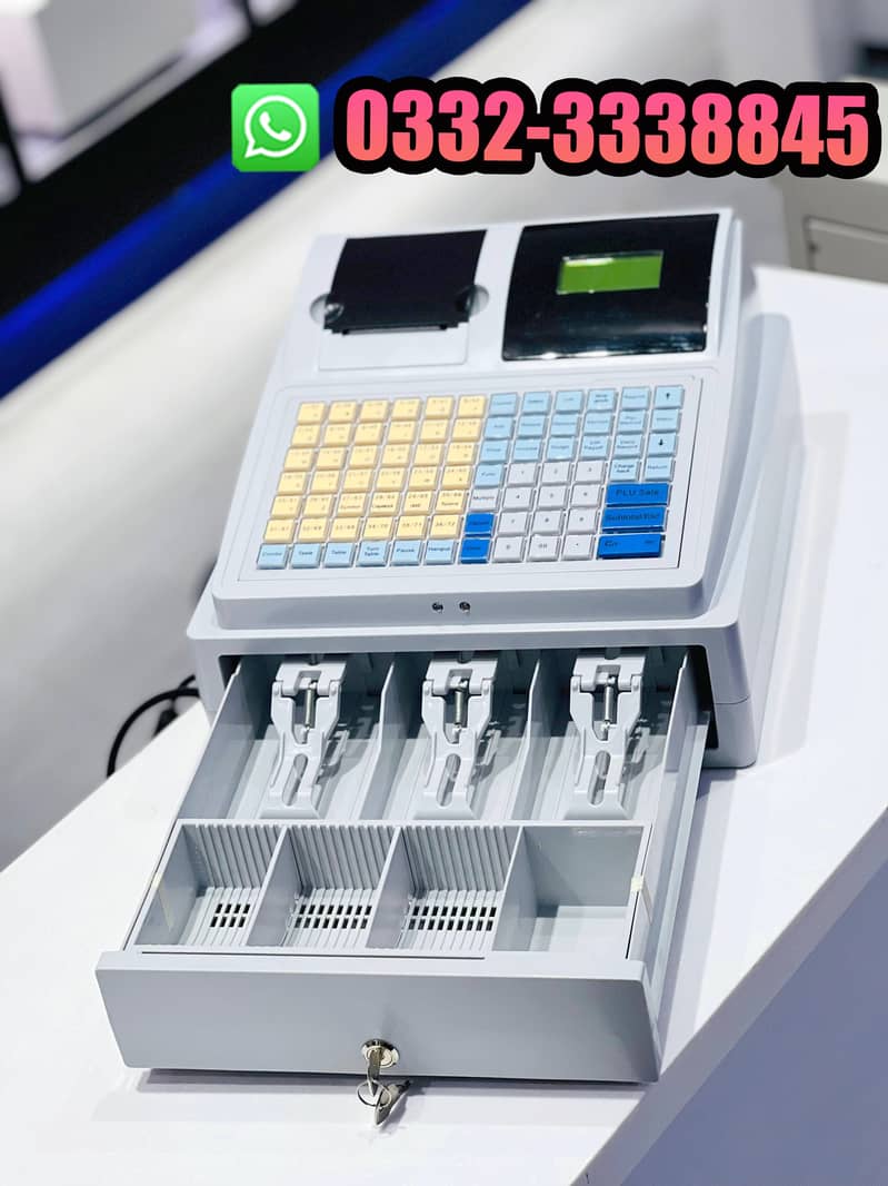 100% fake note detection cash register counting till machine locker 18