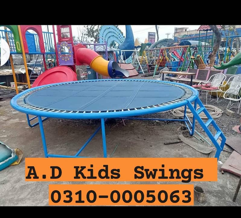 Trampoline|Customised Swing |Slids|Seesaw|Monkey bar|Merrygoround 15