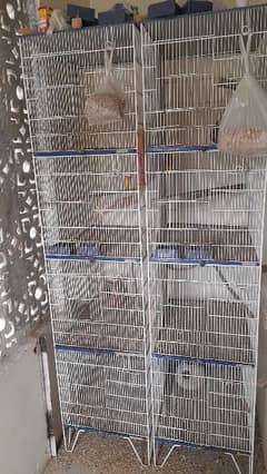 4 portion 2 Cage for Sale 12,000/- each