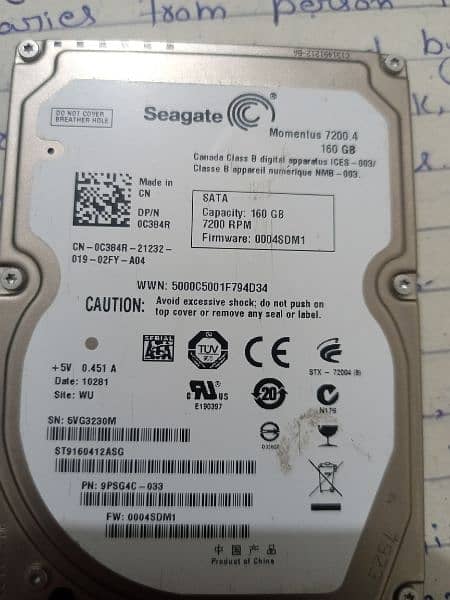 Internal Hard Drive 160 GB Orignal 4