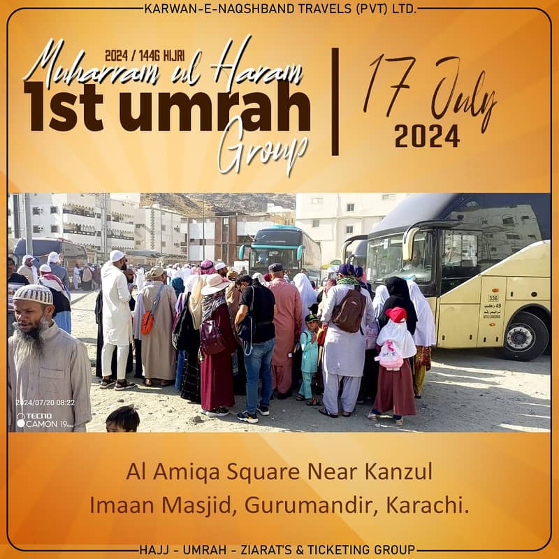 Rabi-ul-awwal Umrah Package in Karachi , discounted umrah services 15