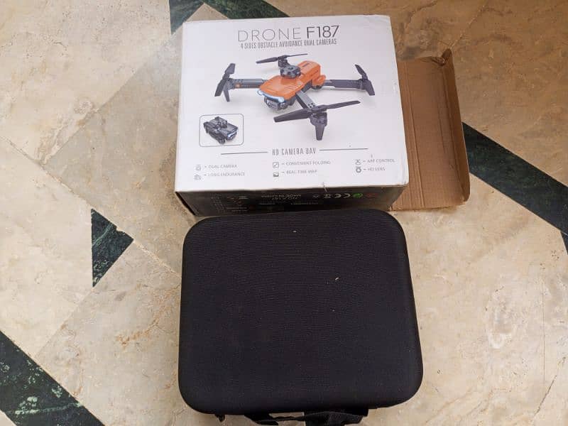 F187 Drone camera remote control HD dual camera result foldable drone 2