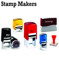 Stamp Maker Seal Emboss Stamp, Visiting Card, Flex Printing Brochures