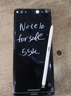 Samsung note10 price 55k