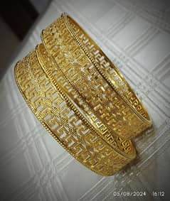 gold plated bangles