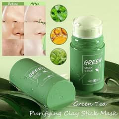 Green stick mask. skin beauty 0