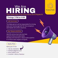 Call Center Agent Required for International Campaign