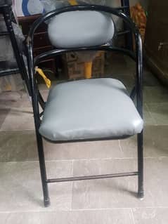 Full Folding Strongest Soft Seat Chair with Heavy Pipe