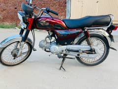 united 70 cc bike