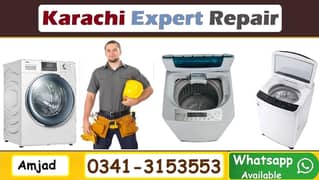 Repair Automatic Washing Machine Dawlance Haier Samsung LG  AC Service