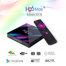 H96 MAX 4K, Ultra HD Android 10 TV Box RK 3318 Quad-Core H96 MAX