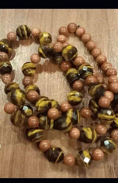 Gemstone Mala and Bracelet