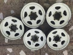 Mitsubishi Pajero Rims 15 inch Complete Set