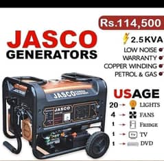 jasco Generator 2.5  kva for sale