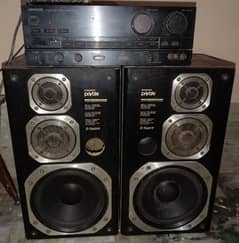 Kenwood amp with speakers