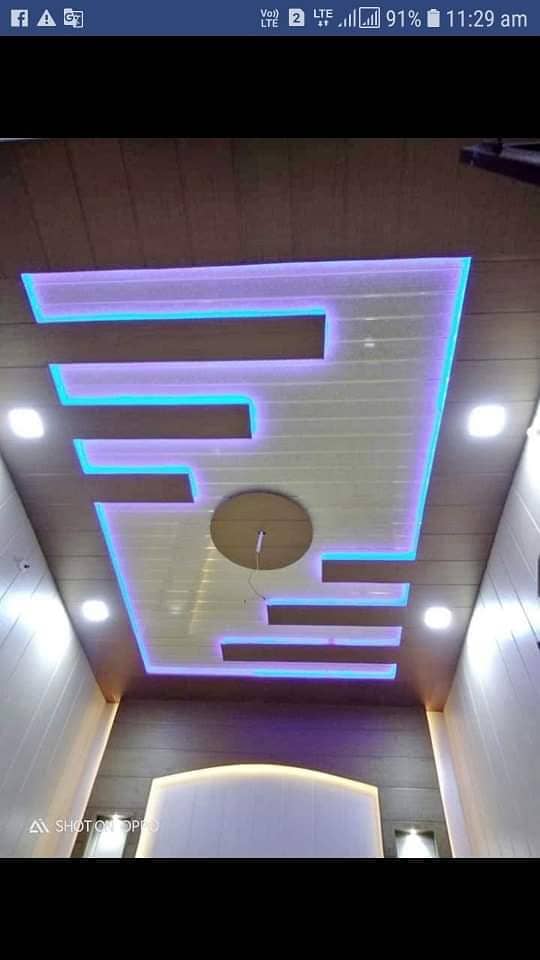 Pvc wallpanel/Gypsum ceiling/3D WallPaper/fency ceiling/Wpc wall panel 5