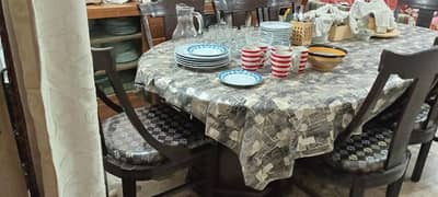 8 seater dining table with chairs