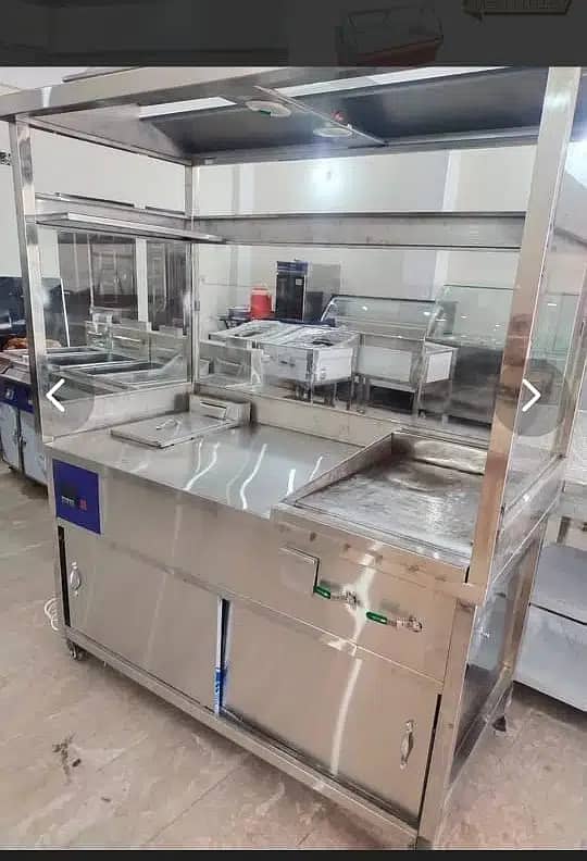 shawarma counter, burger counter, bbq counter, grill counter,Hot plat 1