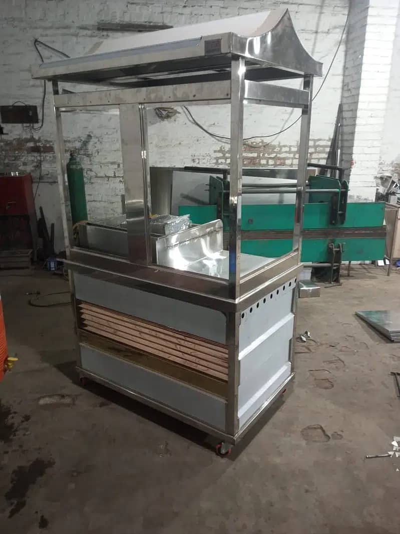 shawarma counter, burger counter, bbq counter, grill counter,Hot plat 7