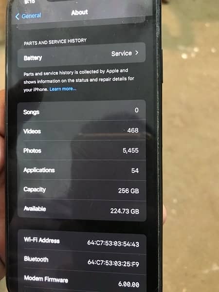 Iphone XS Max dual sim pta approved 256gb black 7