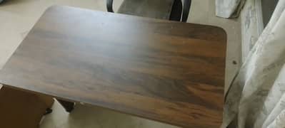 Set of a good quality writing table and office chair available.