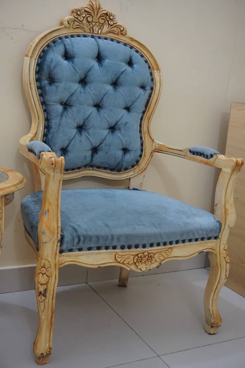 Bedroom Chairs (Aqua colored) 1