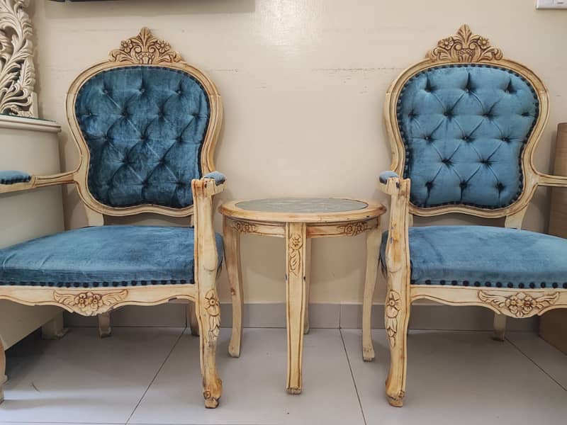 Bedroom Chairs (Aqua colored) 6