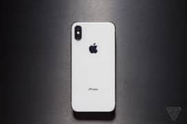 Iphone X in white colour exchange possible screen ma line hai