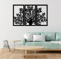 3 Pcs Tree Design Wall Hanging