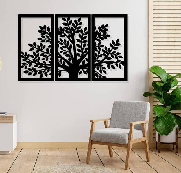 3 Pcs Tree Design Wall Hanging 2