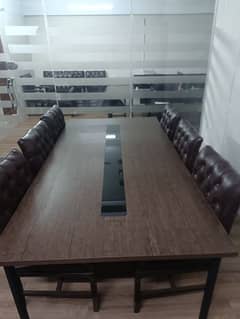 Executive Conference Table and 20 Chairs for sale