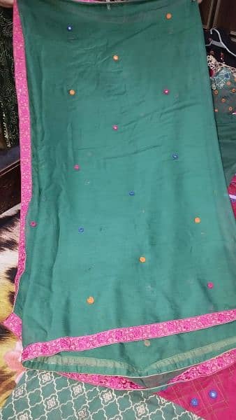 full embrioded gaown dress in good condition. 3