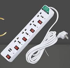 WH power extension 5 Port with 2 USB Port