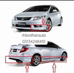 Honda civic fb2 rebirth 2013 to 2016 model bodykit 0