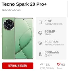 Tecno spark 20 pro plus brand new