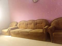 wood Sofa Set total 5 seater