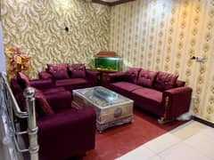 Sofa Set Turkish Maroon 7 Seat's