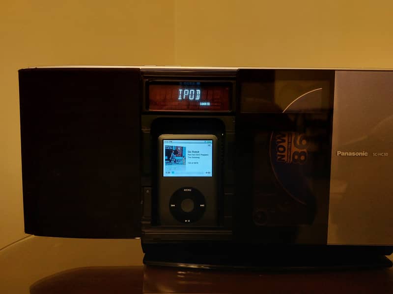 Panasonic HiFi Compact Stereo System with CD Player, iPod Dock, AUX 3