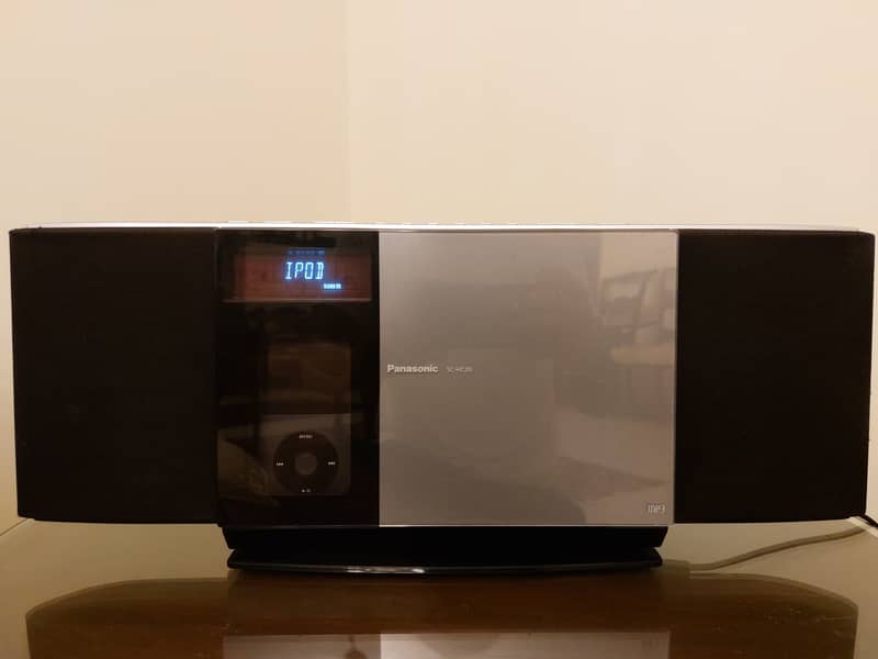 Panasonic HiFi Compact Stereo System with CD Player, iPod Dock, AUX 5