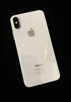 iphone x, in white colour, 64gb ,pta approved,