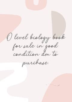O level biology book