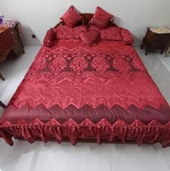 Bridal Bedsheet with pillow, cushion and covers