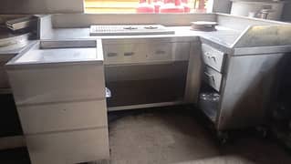 kitchen stainless steel equipment.