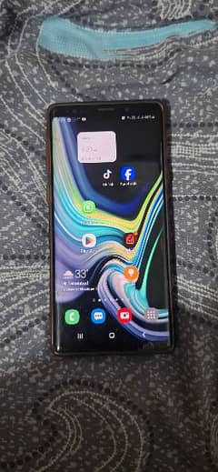 samsung galaxy note 9 6gb 128 gb with box pta offical aproved